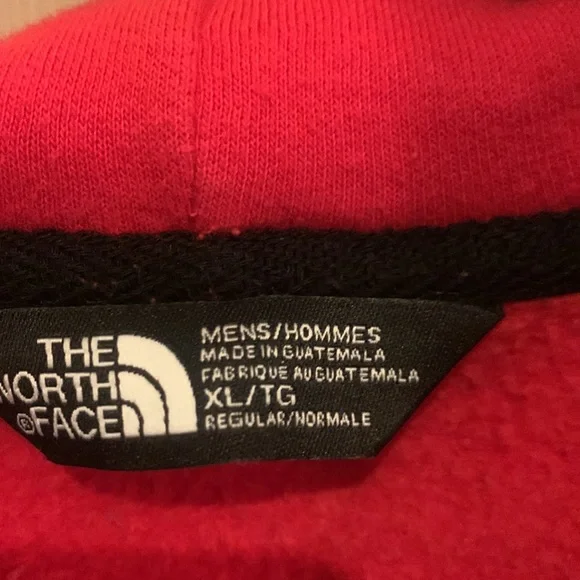 The North Face Red Jacket with Hood and Black Logo - Picture 8 of 10